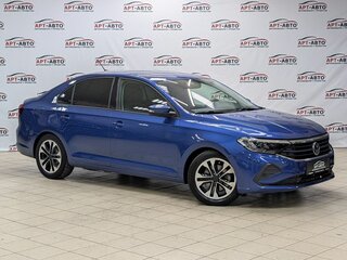 2021 Volkswagen Polo VI, синий, 1199000 рублей, вид 3