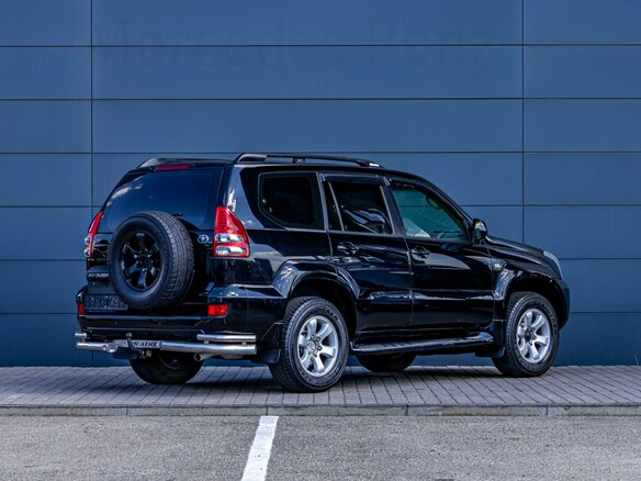 2005 Toyota Land Cruiser Prado 5-speed 120 Series, чёрный, 1495000 рублей - вид 5