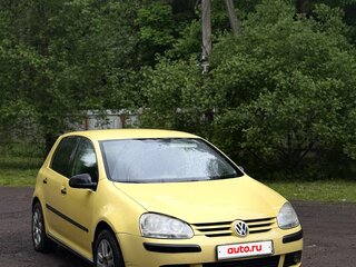 2007 Volkswagen Golf V, жёлтый, 385000 рублей, вид 1