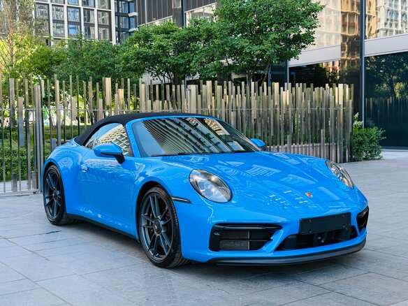 2022 Porsche 911 Carrera 4 GTS VIII (992), синий - вид 1