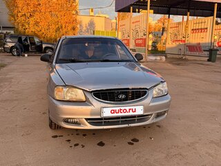 2006 Hyundai Accent ТагАЗ II, серебристый, 185000 рублей, вид 3