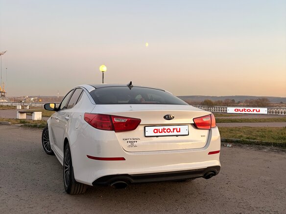2015 Kia Optima III Рестайлинг, белый, 1250000 рублей - вид 4