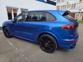 2016 Porsche Cayenne II Рестайлинг (958), синий, 4000000 рублей, вид 4