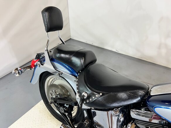 1999 Harley-Davidson Fat Boy, синий, 780000 рублей - вид 9