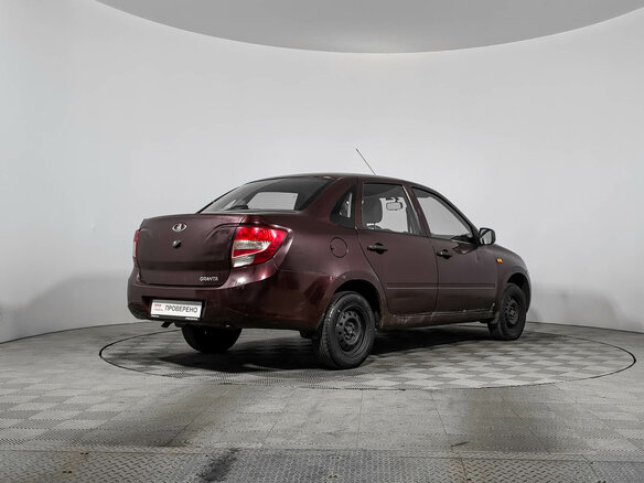 2014 Lada (ВАЗ) Granta I, красный, 249000 рублей - вид 4