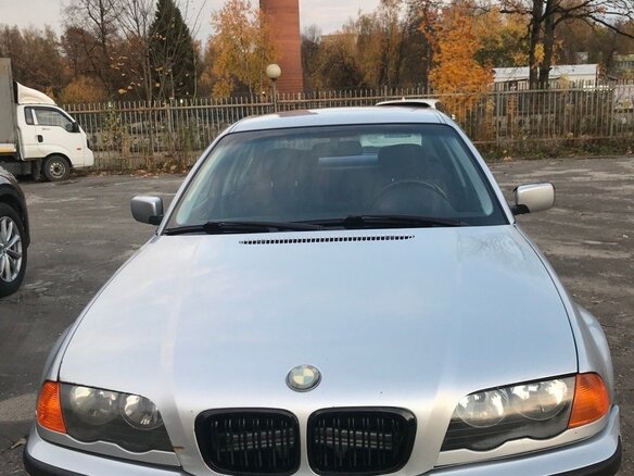 2000 BMW 3 серии 323i IV (E46), серебристый, 450000 рублей - вид 1