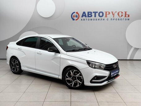 2019 Lada (ВАЗ) Vesta Sport I, белый, 1061000 рублей, вид 1