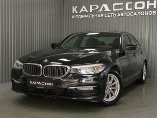 2017 BMW 5 серии 520i VII (G30/G31/G38), чёрный, 2770000 рублей, вид 1