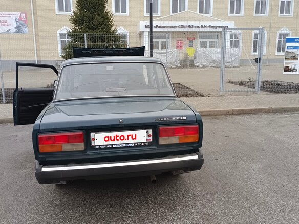 2005 Lada (ВАЗ) 2107, зелёный, 290000 рублей - вид 1