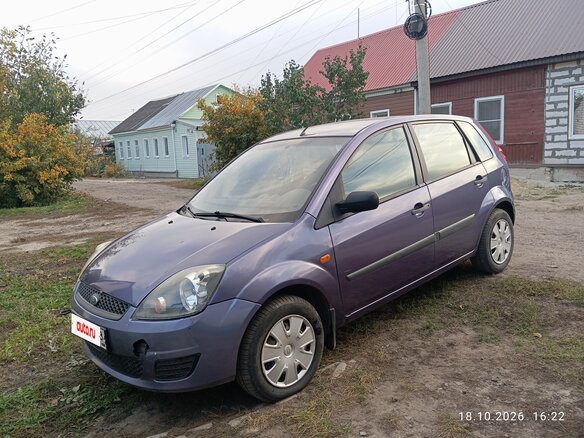 2008 Ford Fiesta Mk5, фиолетовый, 320000 рублей