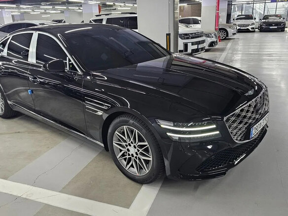 2026 Genesis G80 II Рестайлинг, чёрный, 8909412 рублей
