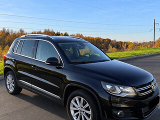 2014 Volkswagen Tiguan I Рестайлинг, чёрный, 1390000 рублей, вид 4