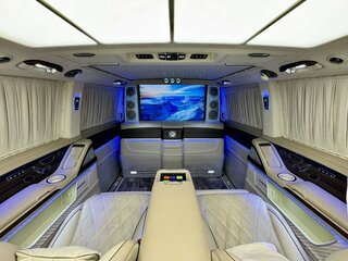 2022 Mercedes-Benz V-Класс Extra Long 300 d экстра длинный III (W447) Рестайлинг, чёрный, 22990000 рублей, вид 1
