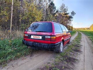 1991 Volkswagen Passat B3, красный, 125000 рублей, вид 3