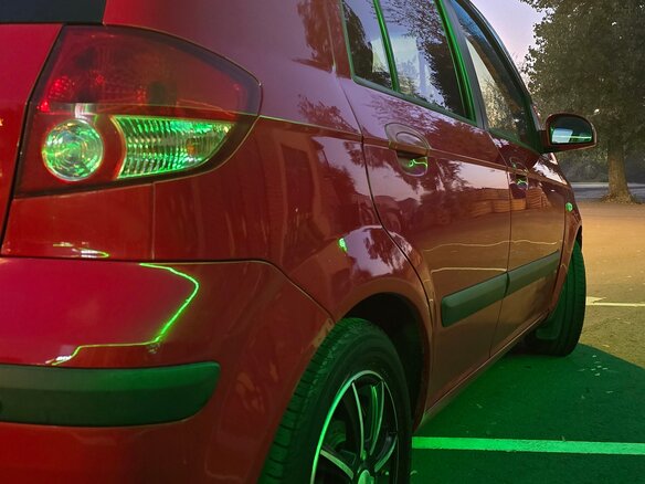 2003 Hyundai Getz I, красный, 375000 рублей - вид 8