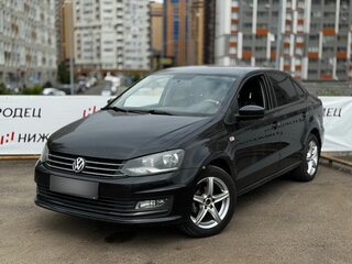 2015 Volkswagen Polo V Рестайлинг, чёрный, 799000 рублей, вид 1