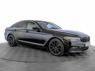 2019 BMW 5 серии 520d xDrive VII (G30/G31/G38), чёрный, 2950000 рублей, вид 3