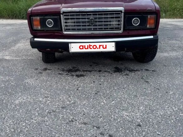 2002 Lada (ВАЗ) 2107, пурпурный, 105000 рублей - вид 6