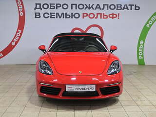 2018 Porsche Boxster IV 718 (982), красный, 6300000 рублей, вид 4
