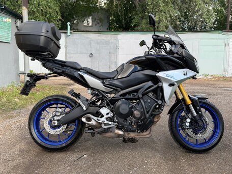 2018 Yamaha MT-09 Tracer (FJ-09), синий, 700000 рублей, вид 2