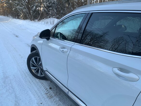 2019 Hyundai Santa Fe IV, белый, 2220000 рублей - вид 6