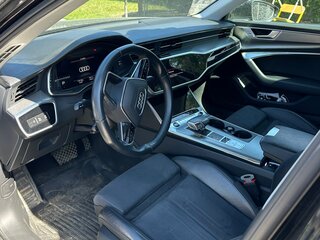 2021 Audi A6 45 TFSI V (C8), чёрный, 3500000 рублей, вид 5