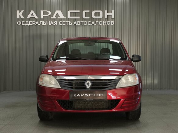 2011 Renault Logan I Рестайлинг, красный, 390000 рублей - вид 2