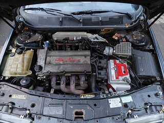 1996 Alfa Romeo 155 I Рестайлинг, чёрный, 350000 рублей, вид 5