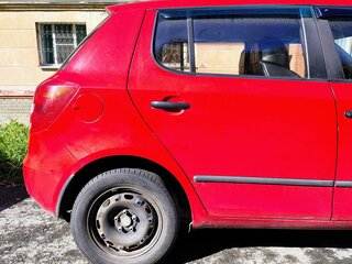 2009 Skoda Fabia II, красный, 350000 рублей, вид 5