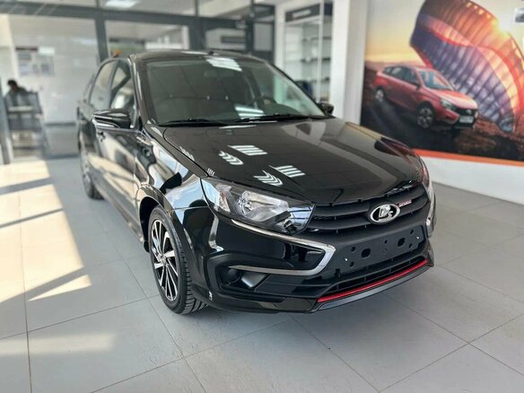 2026 Lada (ВАЗ) Granta Sport I Рестайлинг, чёрный, 1677000 рублей - вид 1