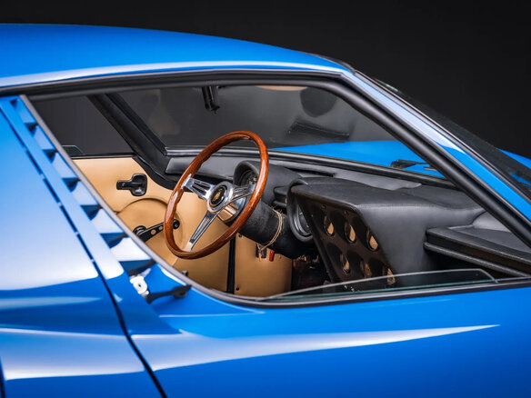 1967 Lamborghini Miura, синий - вид 19