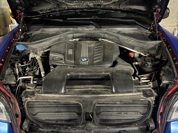 2012 BMW X6 30d I (E71) Рестайлинг, синий, 2449000 рублей - вид 34