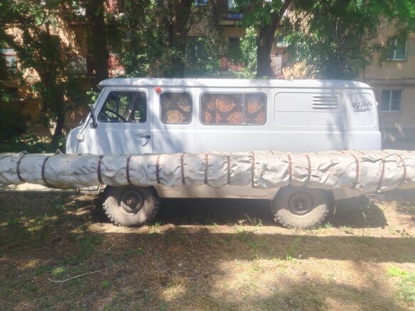 1997 УАЗ 3909, серый, 400000 рублей - вид 3