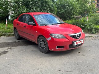 2006 Mazda 3 I (BK) Рестайлинг, красный, 395000 рублей, вид 3