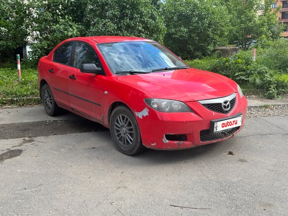 2006 Mazda 3 I (BK) Рестайлинг, красный, 395000 рублей - вид 2