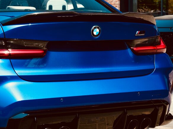 2021 BMW M3 Competition Package VI (G80), синий, 7700000 рублей - вид 14