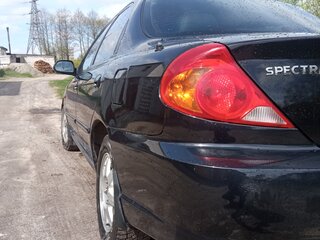 2008 Kia Spectra I Рестайлинг 2, чёрный, 365000 рублей, вид 4