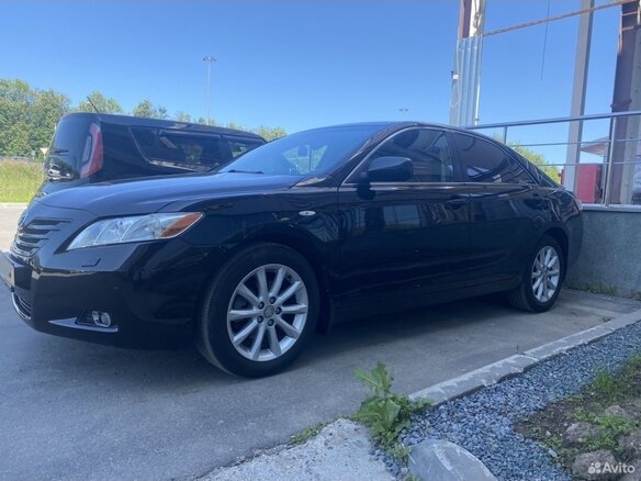 2008 Toyota Camry VI (XV40), чёрный, 950000 рублей - вид 9