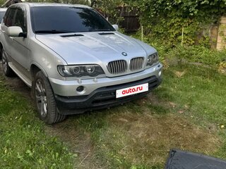 2001 BMW X5 4.4i I (E53), серебристый, 550000 рублей, вид 3