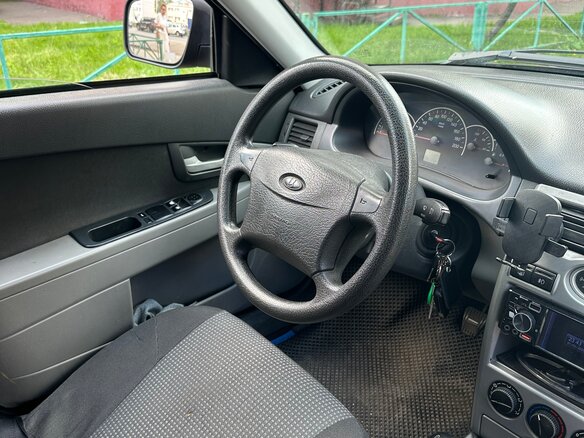 2008 Lada (ВАЗ) Priora I, чёрный, 248000 рублей - вид 4