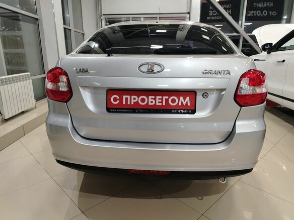 2015 Lada (ВАЗ) Granta I, серебристый - вид 4