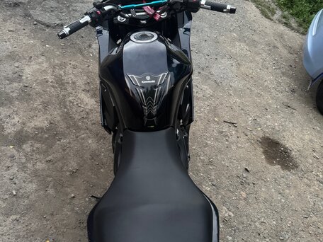 2012 Kawasaki ER-4F (Ninja 400R), синий, 350000 рублей, вид 4