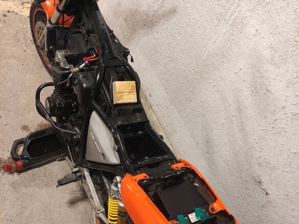 1995 Honda CB 400 Super Four, оранжевый, 275000 рублей - вид 17