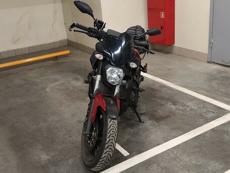 2016 Yamaha MT-07 (FZ-07), красный, 520000 рублей, вид 2