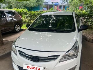 2014 Hyundai Solaris I Рестайлинг, белый, 280000 рублей, вид 1