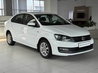 2016 Volkswagen Polo V Рестайлинг, белый, 1035000 рублей, вид 3