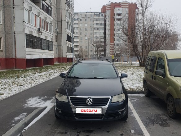 2007 Volkswagen Passat B6, синий, 450000 рублей - вид 1
