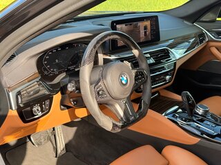 2020 BMW 5 серии 540i xDrive VII (G30/G31/G38) Рестайлинг, чёрный, 5200000 рублей, вид 5