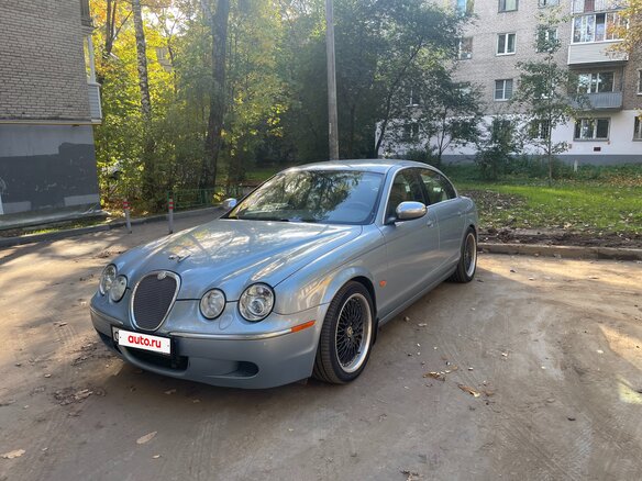 2007 Jaguar S-Type I Рестайлинг, голубой, 800000 рублей