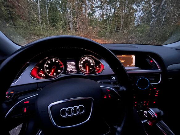 2012 Audi A4 IV (B8) Рестайлинг, коричневый, 1200000 рублей - вид 16